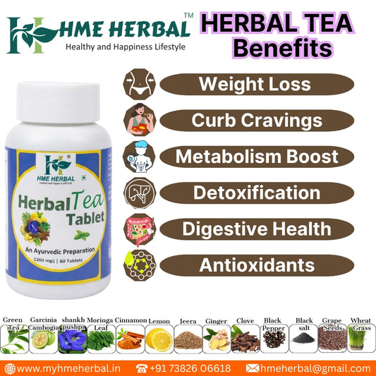 Herbal Tea With Shankhpushpi, Garcinia, cinnamon and more