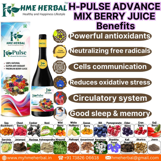 H-Pulse Advanced Mix Berry Juice | Ayurvedic Juice