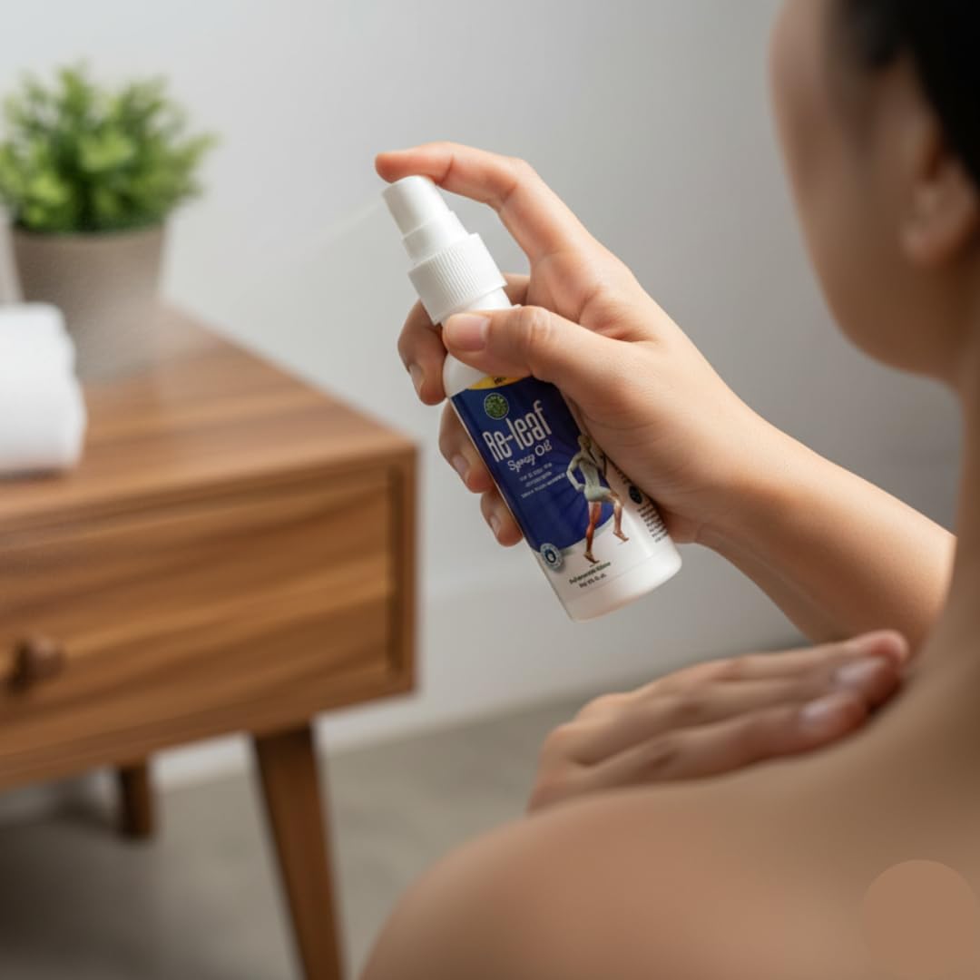 Quik Re-leaf Ayurvedic | Pain Re-Leaf Spray Oil | Pain Relief for Muscle