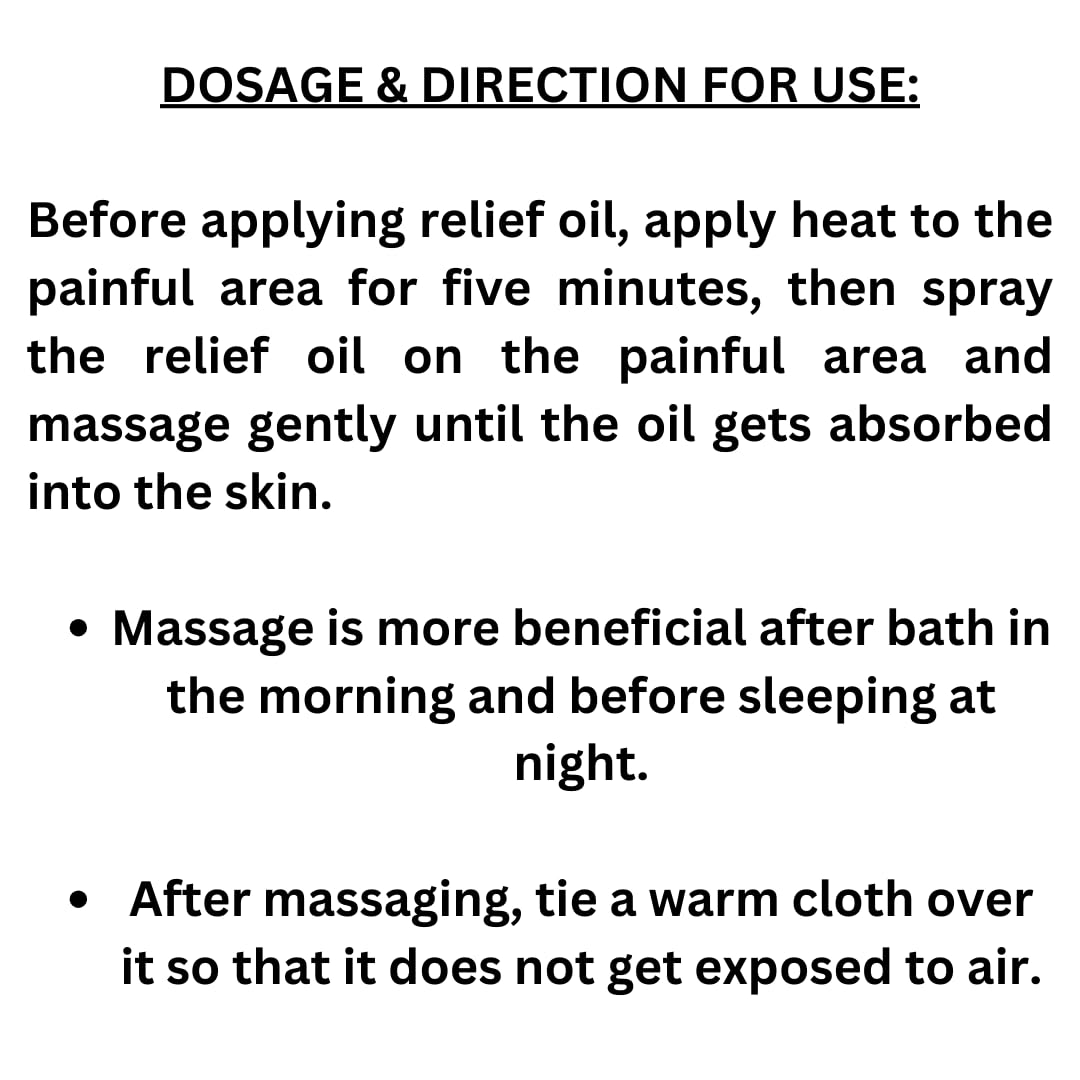Quik Re-leaf Ayurvedic | Pain Re-Leaf Spray Oil | Pain Relief for Muscle