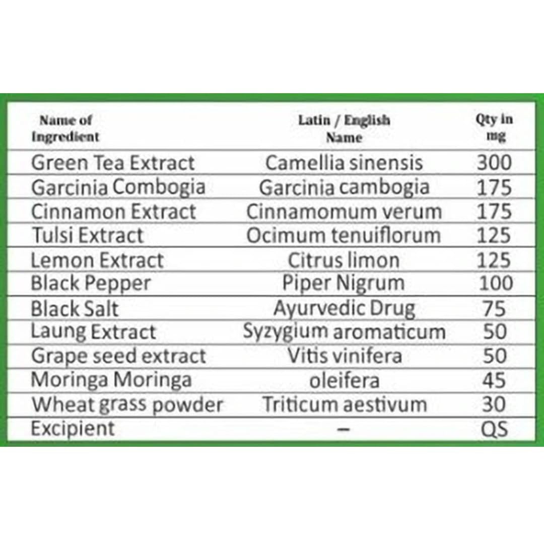 Herbal Tea Tablets | Natural Antioxidant, Energy & Brain Function