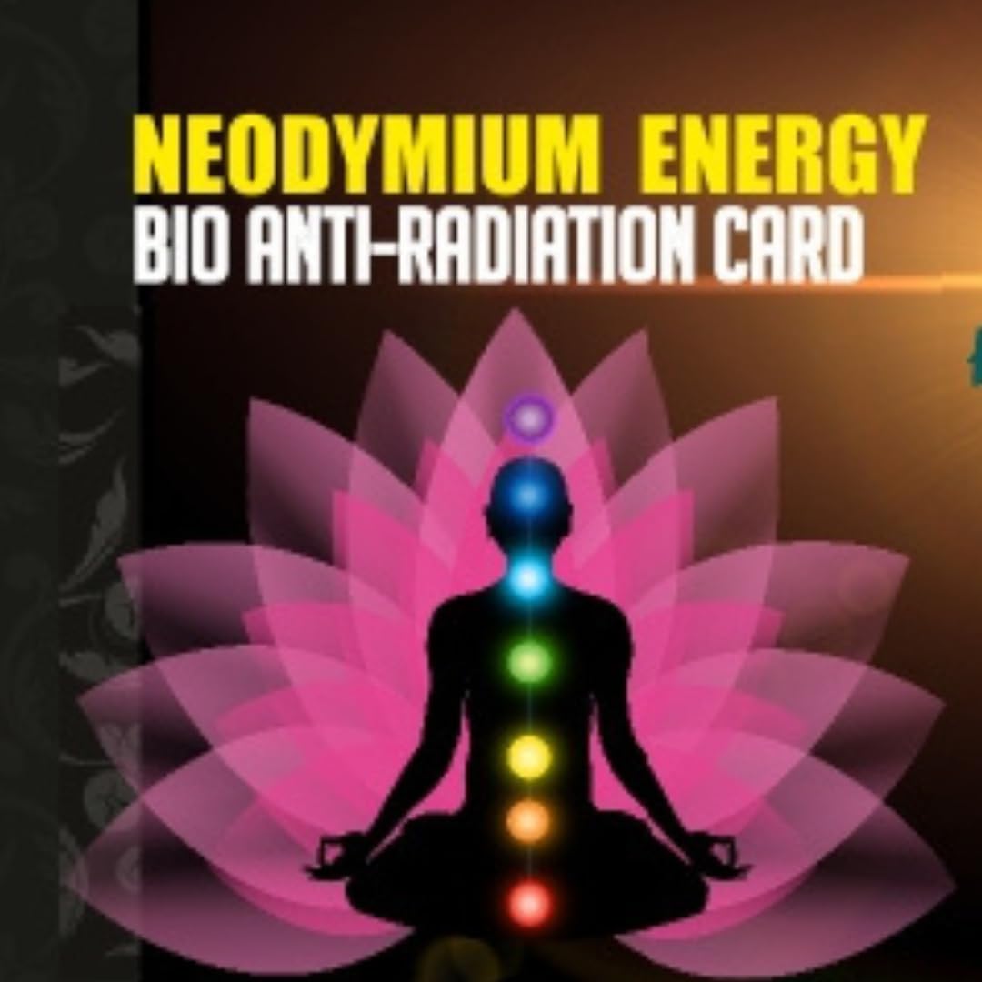 Neodymium Energy BIO Anti-Radiation Card | Nano Health Card | Bio Energry Card