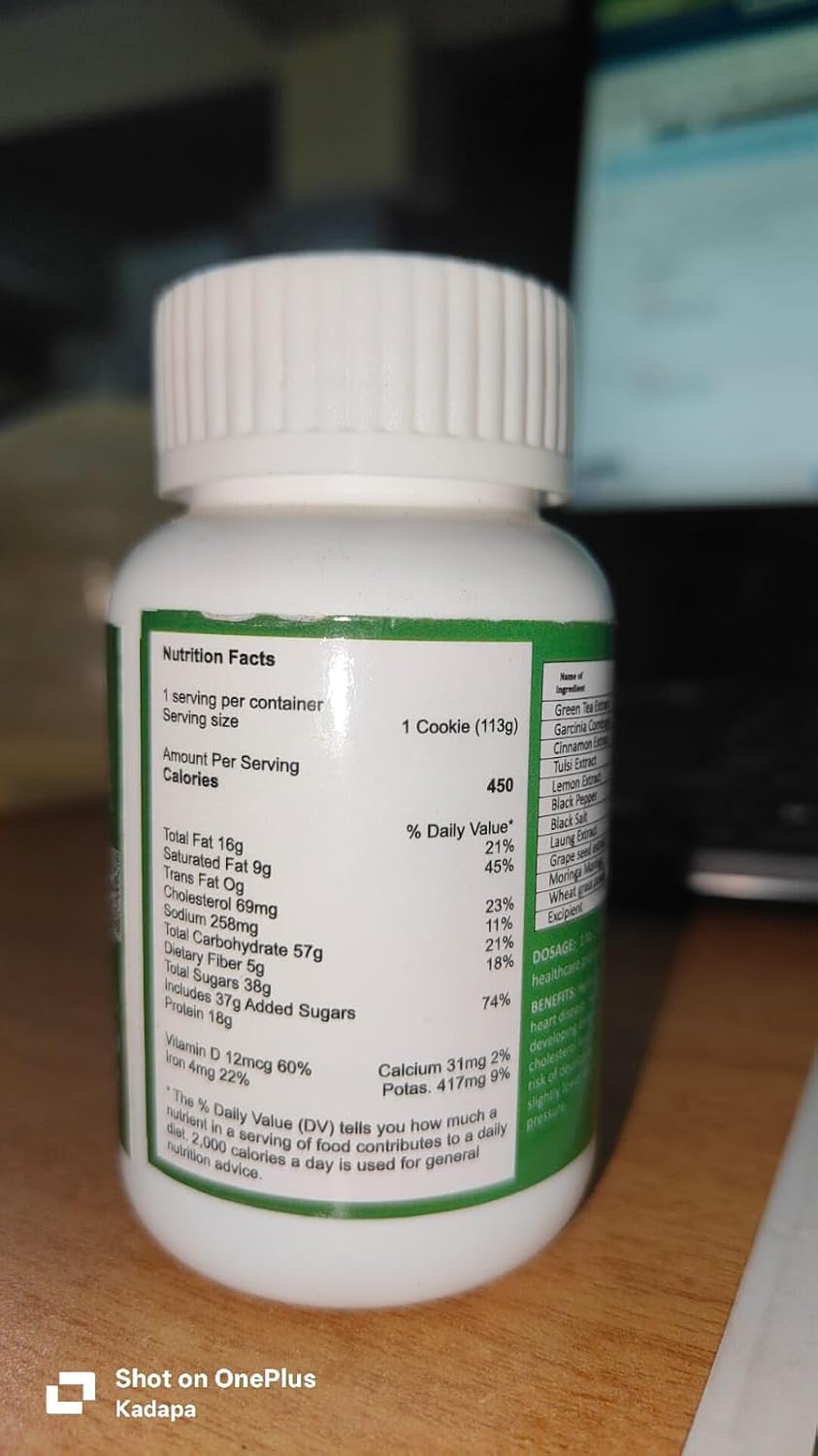 Herbal Tea Tablets | Natural Antioxidant, Energy & Brain Function