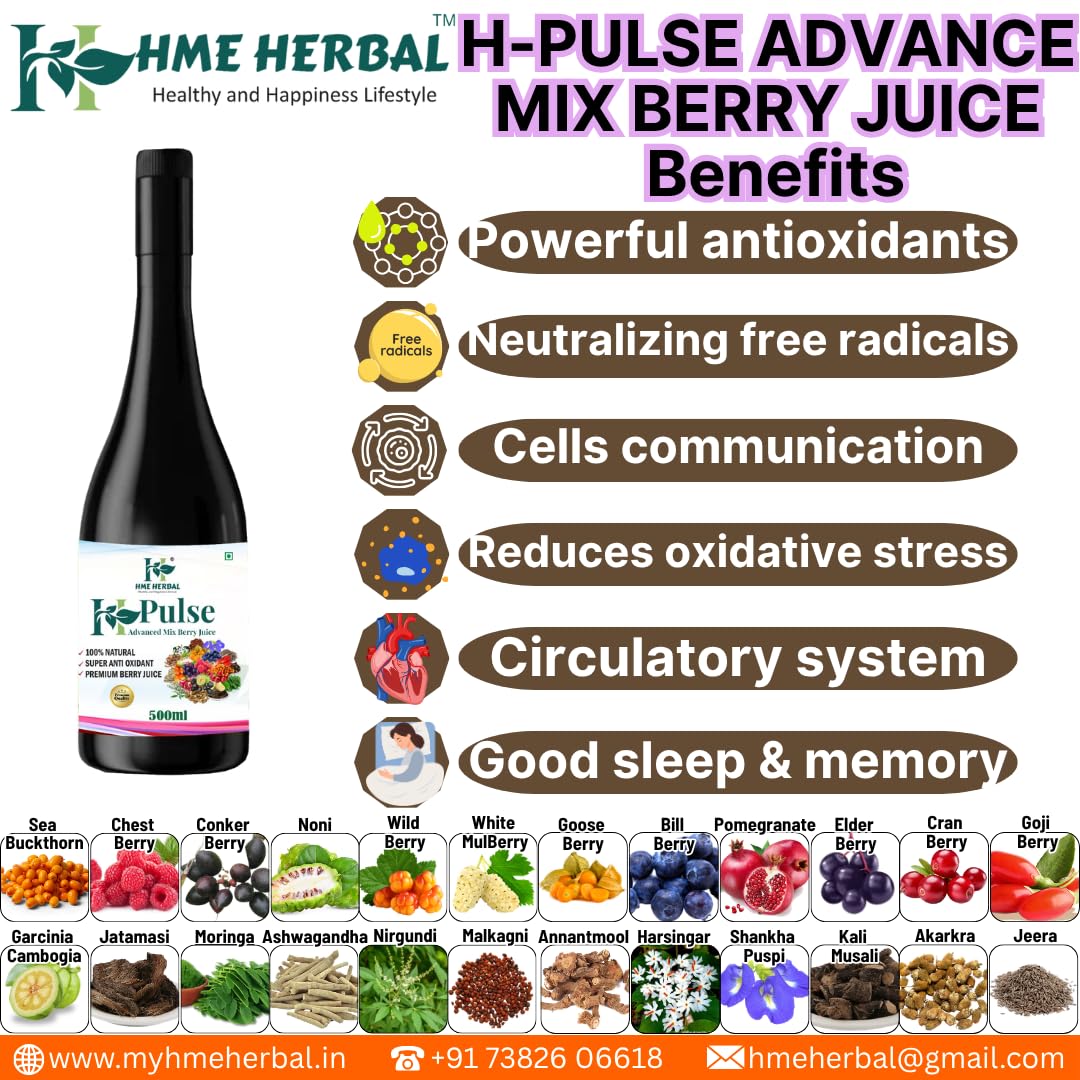 H-Pulse Advanced Mix Berry Juice | Ayurvedic Juice
