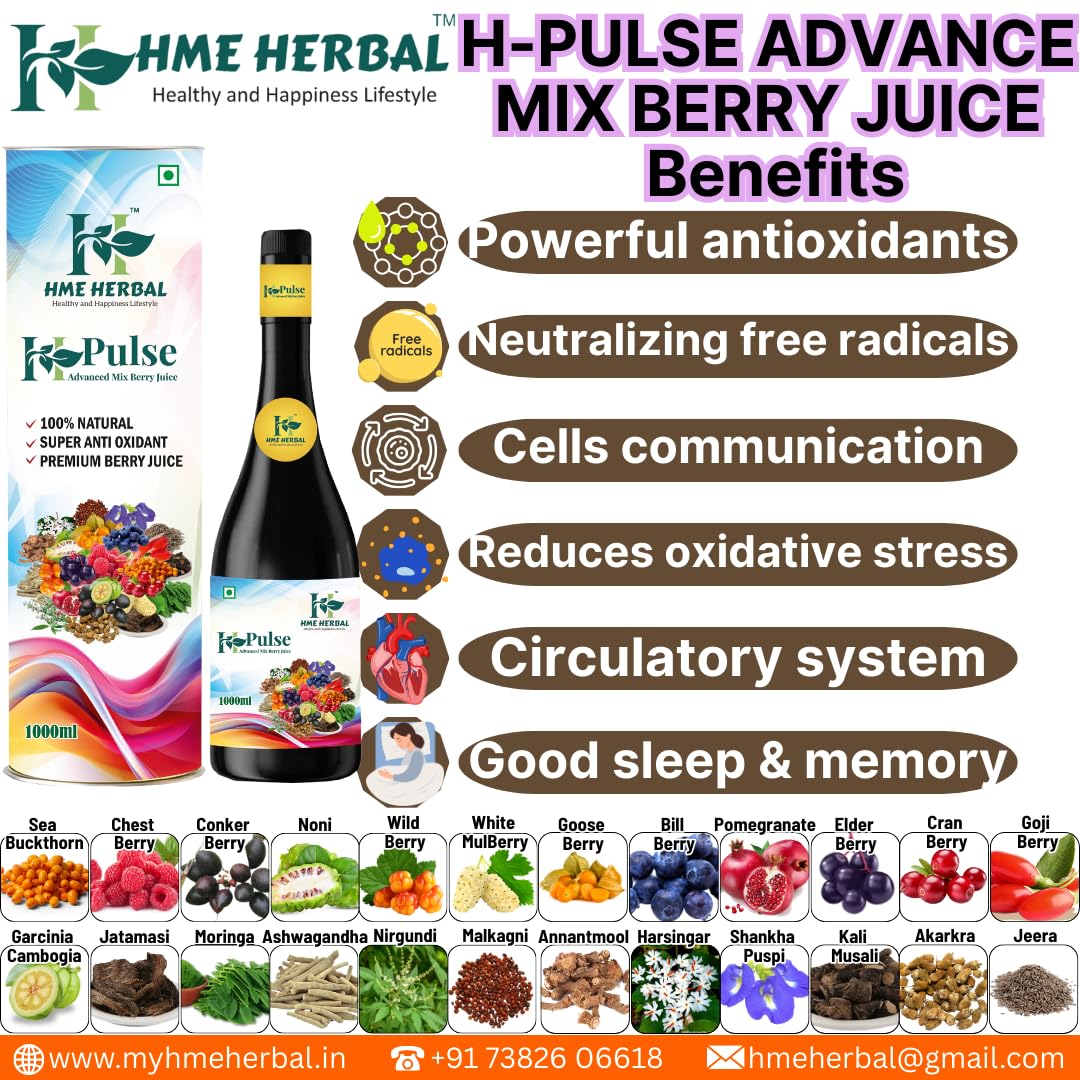 H-Pulse Advanced Mix Berry Juice | Ayurvedic Juice